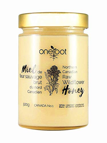 Oneroot Organic Natural Raw Canadian Wildflower Honey 176 Ounce 500gram WILDFLOWER