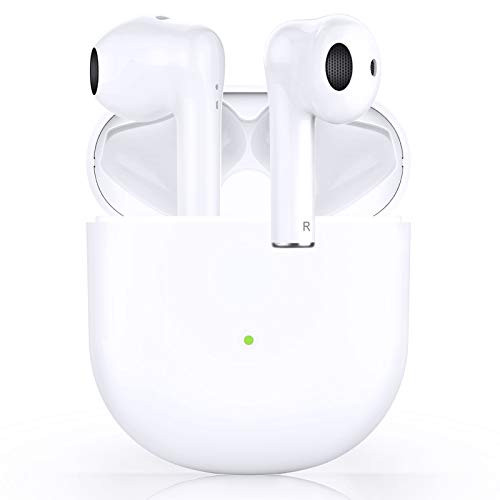 Wireless Earbuds Bluetooth 50 Headphones Built in Mic in Ear Noise Cancelling Wireless Earbuds with Charging Case Noise Cancelling 3D Stereo Earpods Buds for iPhone AirpodSamsungAndroid