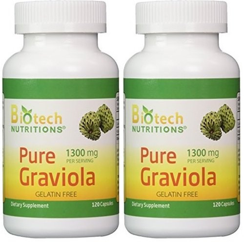 Biotech Nutritions Graviola 100 Pure Graviola 240 Capsules Biotech Nutritions Graviola 100 Pure Graviola 240 Capsules