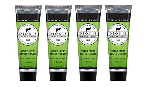 Dionis Goat Milk Skincare Hand Cream Verbena  Cream 1 oz 4Pack