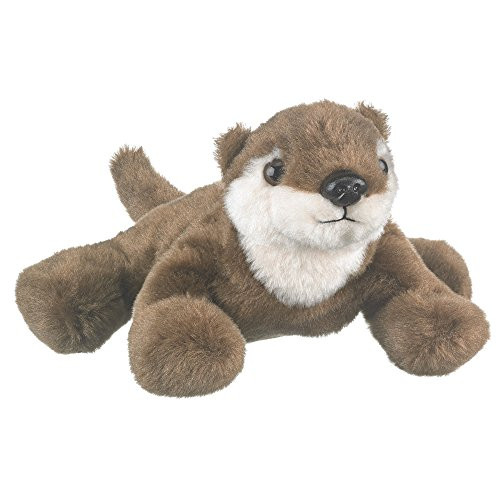 Play Critters Wildlife Artists River Otter Plush Finger Puppet Toy 7 River Otter Stuffed Animal