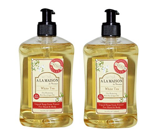 A La Maison de Provence White Tea Liquid Hand and Body Soap Pack of 2 With Olive Oil Argan Oil and Vitamin E 169 fl oz Each A La Maison de Provence White Tea Liquid Hand and Body Soap Pack of 2 With Olive Oil Argan Oil and Vitamin E 169 fl oz Each