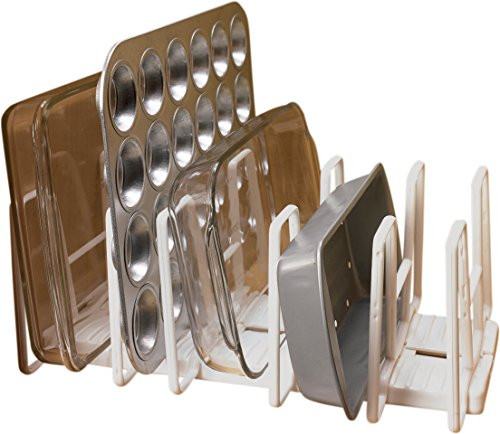 Miles Kimball Adjustable Bakeware Organizer Miles Kimball Adjustable Bakeware Organizer