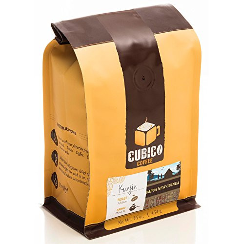 Papua New Guinea Coffee - Ground Coffee - Freshly Roasted Coffee - Cubico Coffee - 16 Ounce (Single Origin Papua New Guinea coffee)