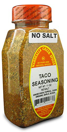 Marshalls Creek Spices Taco No Salt Seasoning New Size 11 Ounce 