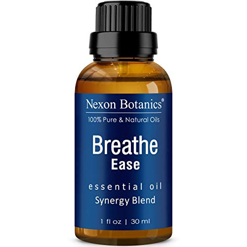 Breathe Essential Oil Blend 30 ml Made in USA Pure Natural Breathe Easy from Eucalyptus Peppermint Rosemary and Niaouli Helps Relief Sinus Cough and Congestion Nexon Botanics Breathe Essential Oil Blend 30 ml Made in USA Pure Natural Breathe Easy from Eucalyptus Peppermint Rosemary and Niaouli Helps Relief Sinus Cough and Congestion Nexon Botanics