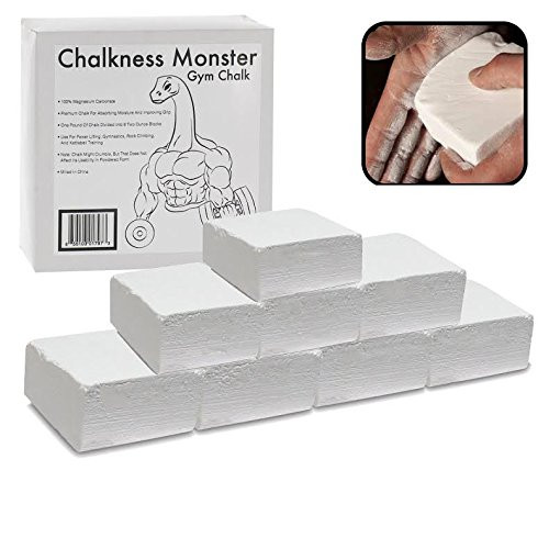 Gym Chalk 1 lb 8 2oz Blocks Gymnastics Rock Climbing Power Lifting Crossfit No Slip No Moisture Chalk 1 LB Gym Chalk 1 lb 8 2oz Blocks Gymnastics Rock Climbing Power Lifting Crossfit No Slip No Moisture Chalk 1 LB