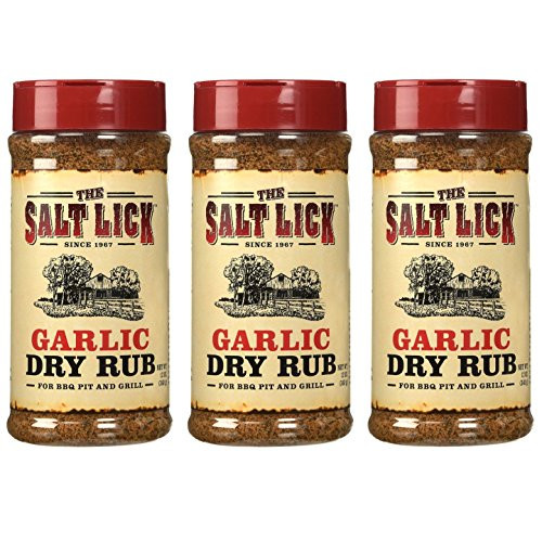 The Salt Lick BBQ Garlic Dry Rub 12 Oz Pack of 3 by Salt Lick The Salt Lick BBQ Garlic Dry Rub 12 Oz Pack of 3 by Salt Lick