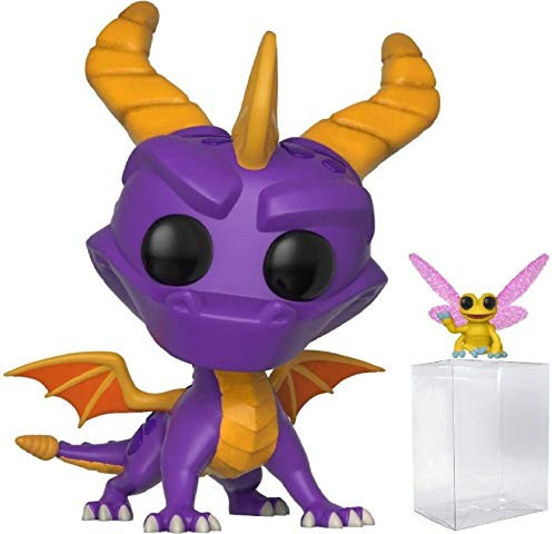 Funko Pop! Games: Spyro The Dragon - Spyro and Sparx Vinyl Figure (Bundled with Pop Box Protector Case)