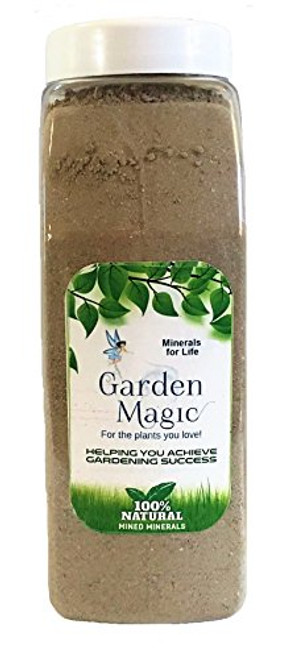 Garden Magic Minerals 100% Organic Concentrated Mineral Fertilizer - All Natural Plant Fertilizer - Organic Plant Food To Replenish Soil Nutrients