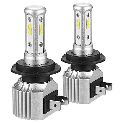 H7 LED Headlight Bulbs Fog Light Led CSP Chips Fog Lamp 5000 Lumens 6000K Xenon White Extremely Bright Conversion Kit