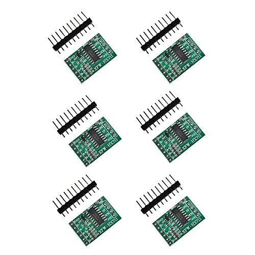 Comimark 6Pcs HX711 Weighing Sensor DualChannel 24 Bit Precision AD Module Pressure Sensor
