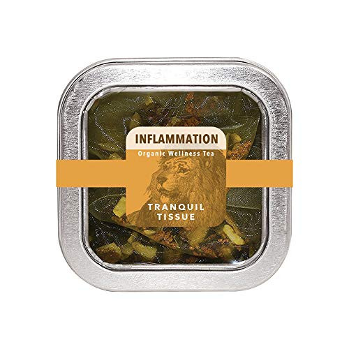White Lion Inflammation Tranquil Tissue Wellness Tea 100 USDA Certified Organic AntioxidantRich in Turmeric Black Pepper Cacao Nibs 5 Count Tin White Lion Inflammation Tranquil Tissue Wellness Tea 100 USDA Certified Organic AntioxidantRich in Turmeric Black Pepper Cacao Nibs 5 Count Tin