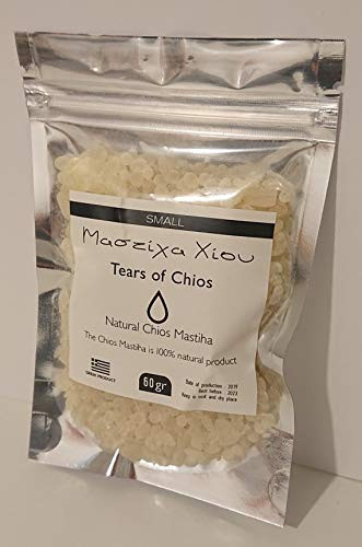 Chios Mastiha Pack 60gr 211 oz Small Tears Gum 100 Natural Mastic Gum From Mastic Growers Fresh