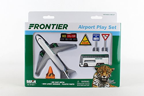 Daron Worldwide Trading Frontier Spot The Jaguar Play Set Airline Airport Set