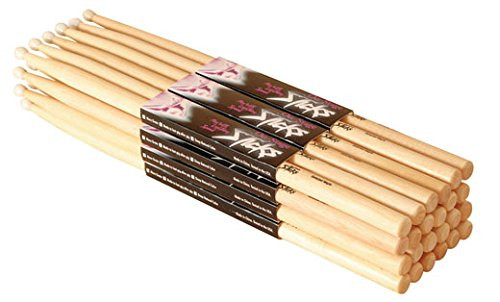 On Stage 5A Maple Drum Sticks  Nylon Tip 12 Pak 12 Pack Nylon Tip