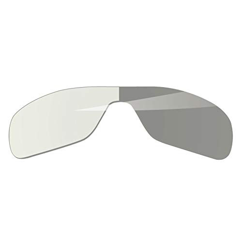 BlazerBuck Antisalt Replacement Lenses for Oakley Turbine Rotor OO9307  Clear Black Photochromic