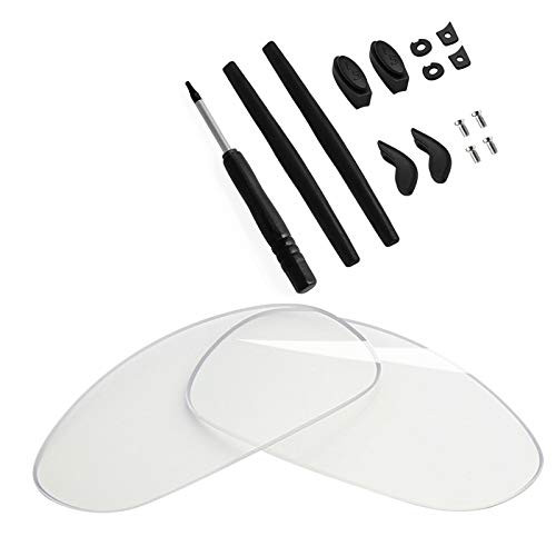 BlazerBuck Antisalt Replacement Lenses  Sock Kit for Oakley Juliet  High Definition Clear