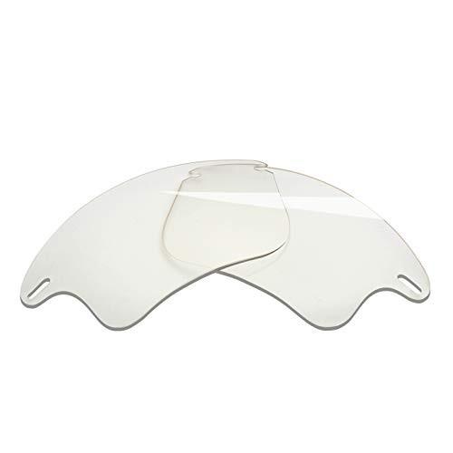 BlazerBuck Antisalt Replacement Lenses  Sock Kit for Oakley Fast Jacket XL OO9156 High Definition Clear