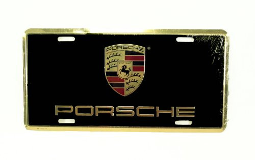 Porsche Crest Custom License Plate