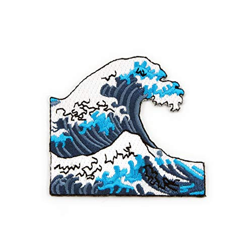 Winks For Days Great Ocean Wave Embroidered IronOn Patch