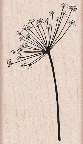 Hero Arts G5311 Mounted Rubber Stamp Woodblock Stamp  Silhouette Spray