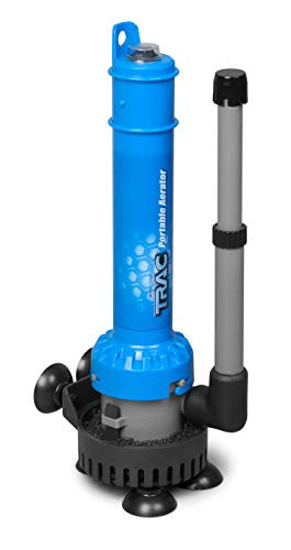 Trac Outdoors Portable Aerator  Powerful Spray Aerates Water to Keep Bait Alive 69340