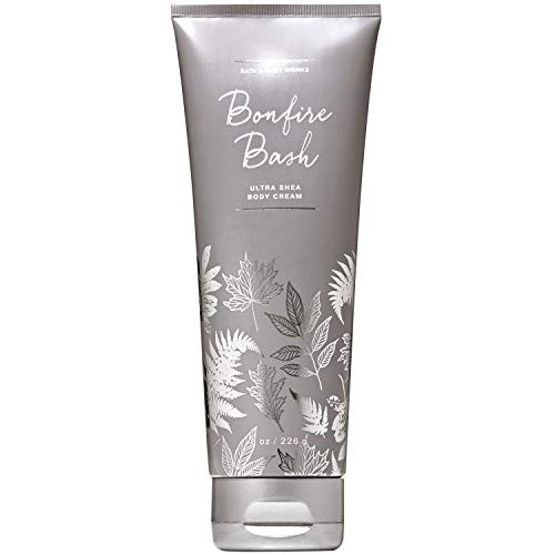Bath and Body Works Bonfire Bash Ultra Shea Body Cream 8 Ounce Gray Silver Tube Fall 2019 Collection
