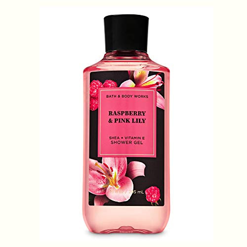Bath and Body Works Raspberry  Pink Lily Shower Gel 2020 Edition with Shea Butter Aloe  Vitamin E 10 fl oz  295 mL