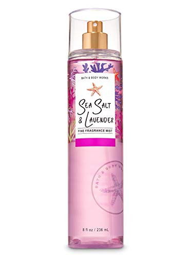 Bath and Body Works Sea Salt Lavender Fine Fragrance Mist 8 Ounce Full Size