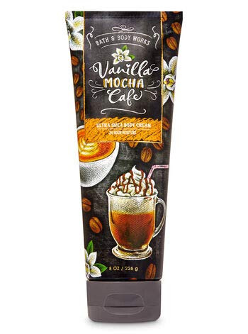 Bath and Body Works Vanilla Mocha Cafe Body Cream 8 Ounce Full Size Fall 2020