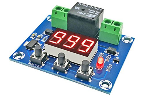 NOYITO 12V Countdown Off Control Module Timer Module 0999 Minutes Onebutton Start Stop Poweroff Memory 10A Load