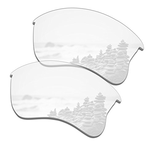 SmartVLT Mens HD Clear Replacement Lenses for Oakley Flak Jacket XLJ OO9009 Sunglass