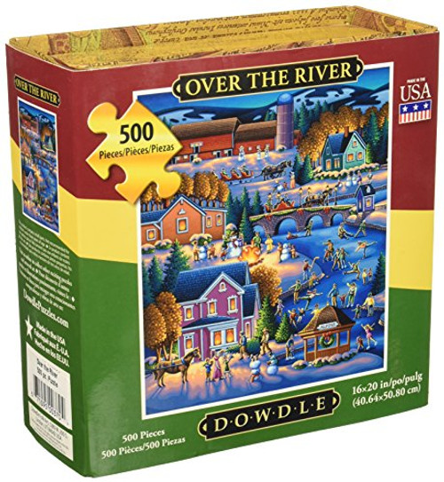 Dowdle Folk Art Over The River Puzzle 500 Piece