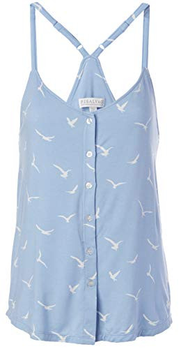 PJ Salvage Womens cami Blue Mist XSmall