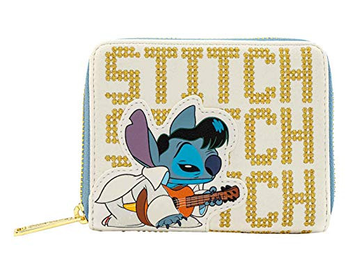 Loungefly x Lilo and Stitch Elvis Stitch Cosplay ZipAround Wallet Tan One Size Loungefly x Lilo and Stitch Elvis Stitch Cosplay ZipAround Wallet Tan One Size