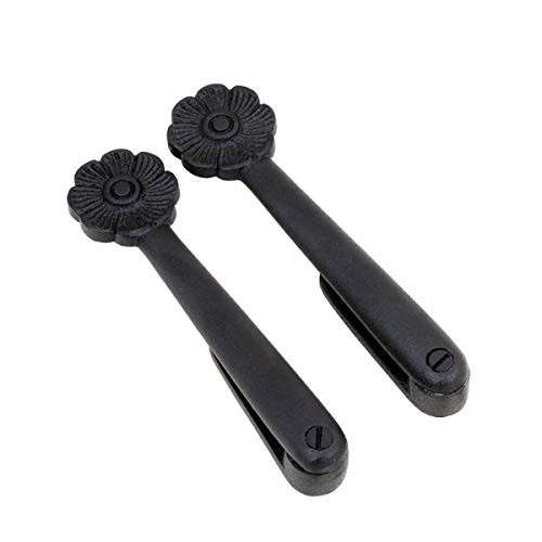 Renovators Supply Manufacturing Decorative Solid Aluminium Carpet Clip Stair Holder Pair