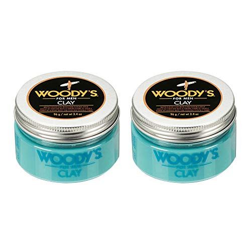 Woodys Matte Finish Clay for Men 34 Oz 2 Pack