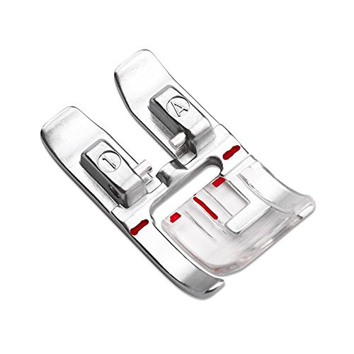 DREAMSTITCH 820774096 Snap On Fancy Stitch Presser Foot 9MM with IDT for Pfaff Group GJK Sewing Machine ALT9869483600 820774096