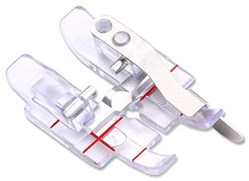 ZIGZAGSTORM 820882096 Snap On Clear Ditch Quilting Presser Foot for Pfaff Sewing Machine  820882096