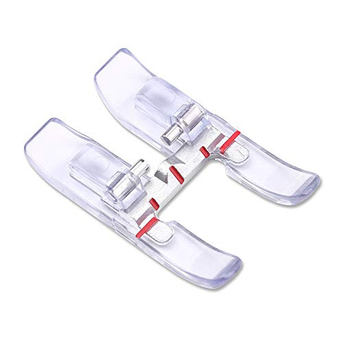 ZIGZAGSTORM 820916096 Snap ON Clear Open Toe Presser Foot for Pfaff Sewing Machine IDT System 820916096