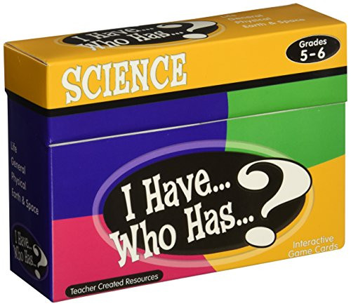 Teacher Created Resources (7859) I Have Who Has Science Card