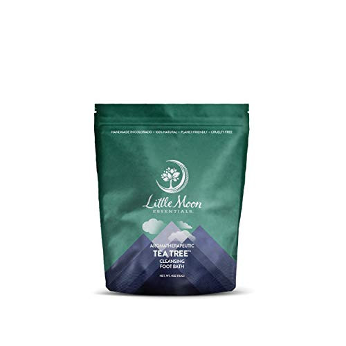 Little Moon Essentials Cleansing Foot Bath Salt Tea Tree 4 oz