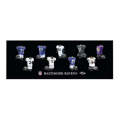 Winning Streak Sports NFL Baltimore Ravens Legacy Uniform Collection Plaque  Wall Decor for Sports Fans