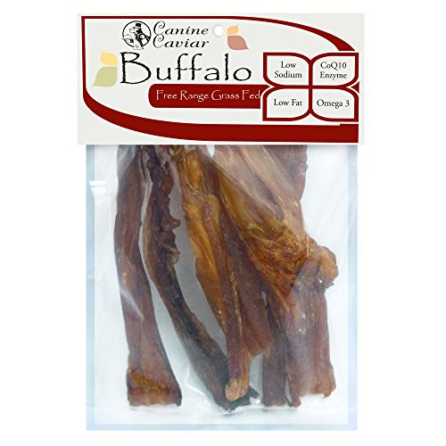 Canine Caviar Buffalo Treats  Buffalo Flossies 6in 5 Pieces
