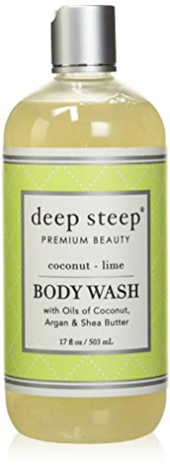 Deep Steep Body Wash Coconut Lime 17 Ounce