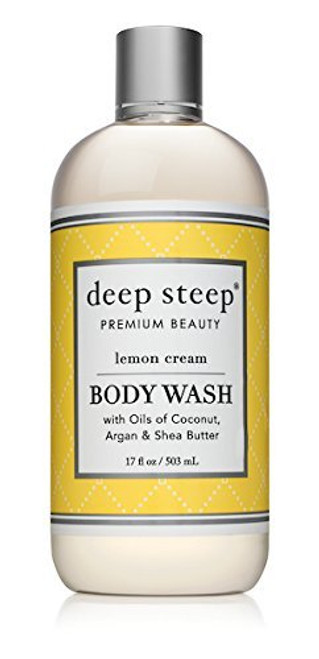 Deep Steep Body Wash Lemon Cream 17 Ounce Deep Steep Body Wash Lemon Cream 17 Ounce
