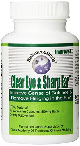 Balanceuticals Clear Eye  Sharp Ear Dietary Supplement Capsules 500 mg 60 Count Bottle