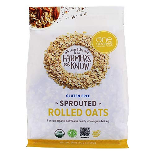 ONE DEGREE ORGANIC FOODS Organic Sprouted Rolled Oats 24 OZ