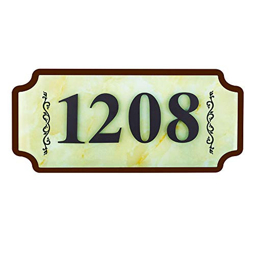 WaaHome House Number Plaque Address Numbers Address Signs for Houses Home